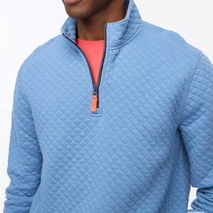 J Crew Men’s Quilted 1/2 Zip Shirt Size Med NWT